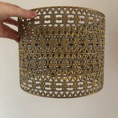 Gold Metal Lampshade
