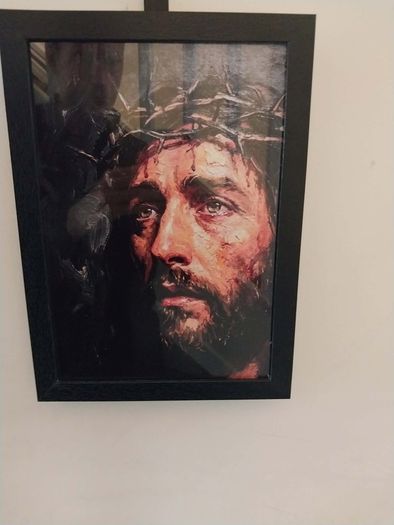 "Jesus Sacrifice For US All" A4 Framed