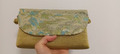 Green Embroidery Purse
