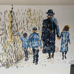 'Mea Sheation Jerusalem' painting
