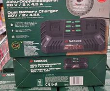 Parkside Performance 2 Port 4.5A X20V Dual Fast Charger.