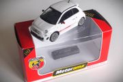 Diecast Model Abarth 500 2008 White - Collectable Motorama 1:43