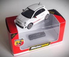 Diecast Model Abarth 500 2008 White - Collectable Motorama 1:43