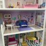 Large 3 Storey Dollhouse with Furniture Image 2