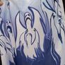 Kids Ghost Robe Halloween Costume - Wig On Model Not Included. Image 3