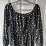Polka dot Open shoulders long sleeve Dress, size 12 Image 5