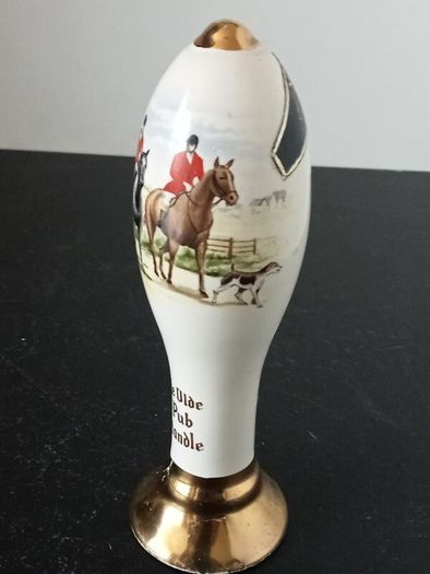 Ye Olde Vintage C1960' Pub Handle Ceramic Mead Decanter filled with Mead