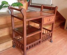 Wooden tea trolley / serving cart