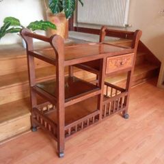 Wooden tea trolley / serving cart