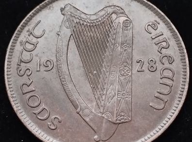 [#2632] - Ireland 1928 | Irish 1d | Irish 1 Penny  | KM.3