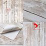 Wood Effect Self Adhesive Wallpaper 45X300cm Wood Panel Vinyl Film Paper Sticky Back Plastic Roll Decorative for Wall Furniture Door (MULTIPLE SIZES) Image 2