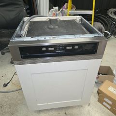 semi integrated dishwasher