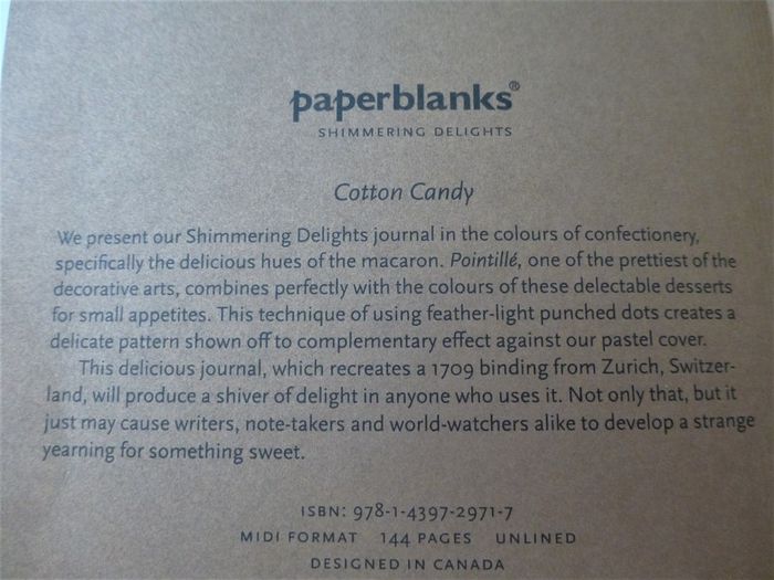 Paperblanks Cotton Candy Unlined Notebook