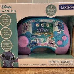 Lexibook Disney Stitch Power Console bilingual French English new
