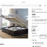 Wooden king size bed with matress Image 4