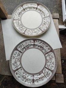 2 x Victorian  C&W late Mayers Japan plates