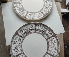 2 x Victorian  C&W late Mayers Japan plates