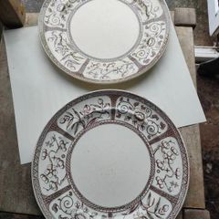 2 x Victorian  C&W late Mayers Japan plates
