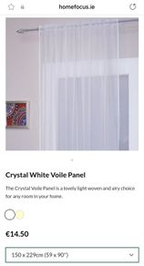 Voile curtains