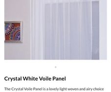Voile curtains