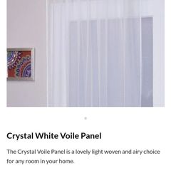 Voile curtains