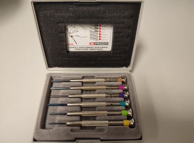 FACOM HB.2B - 6-piece watchmaker screwdriver set for Phillips - hex screw