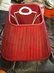 2 Beautiful Old Lamp Shades PRICE IS FOR 1 ONLY,. Measurements in the photos, Postage Available or Collection,