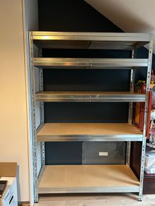 Metal storage rack 120cm wide