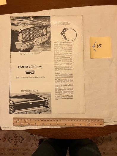 American car brochures. 1950s, 1960s and 1980s