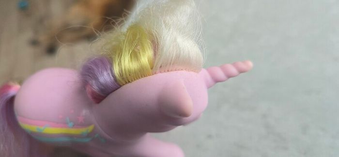 Streaky Rainbow Rider  Rainbow Curl Ponies MLP G1 My Little Pony