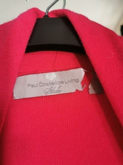 NEW - Paul Costelloe Pink Shawl Cardigan
