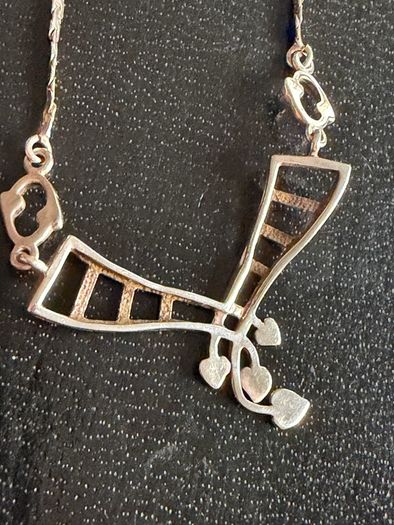silver necklace
