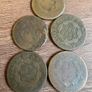 USA Large Cent 5 coin Lot Image 4