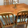 Wooden Table & Chairs Image 4
