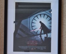 Star Wars - The Last Jedi Official Odeon Prints Framed