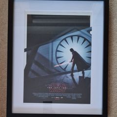 Star Wars - The Last Jedi Official Odeon Prints Framed