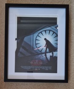 Star Wars - The Last Jedi Official Odeon Prints Framed