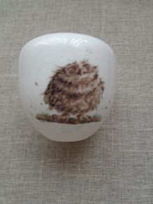 Ceramics, Vase,Owl design, Wrendale designs