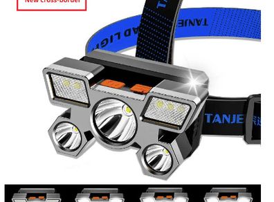 USB Sensor Head Light Torch Headlamp Headlight Lamp Rechargeable Lumens