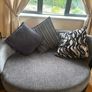 4 Seater Sofa cuddler chair and Pillow Back Cuddler Sofa Image 3