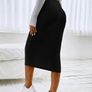Slim Midi Black Pencil Skirt Size xs Image 3