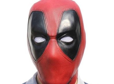 Deadpool Latex Head Face Mask Cosplay Costume Prop Helmet Halloween Party