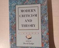 Modern Criticism and Theory edited by David Lodge