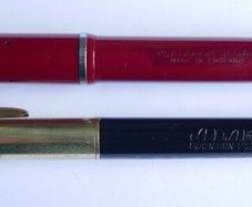 Vintage Platignum Regal and Adam  Fountain Pens