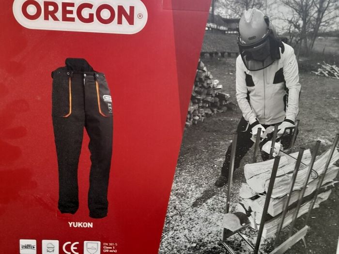 chain saw trousers and braces
