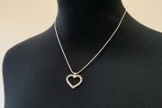 Vintage Crystal Heart Pendant
