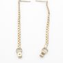 925 Sterling Silver Drop Chain Earrings Image 3