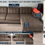 Reversible L shaped sofa Image 7