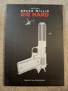 Die Hard Displate Metal Movie Poster