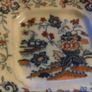 AntiqueAntique Amherest Japan Twin Handled Serving Plate Image 2